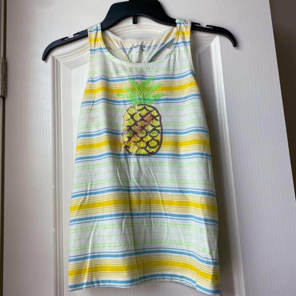 Cute Pineapple Racerback Tropical Tank